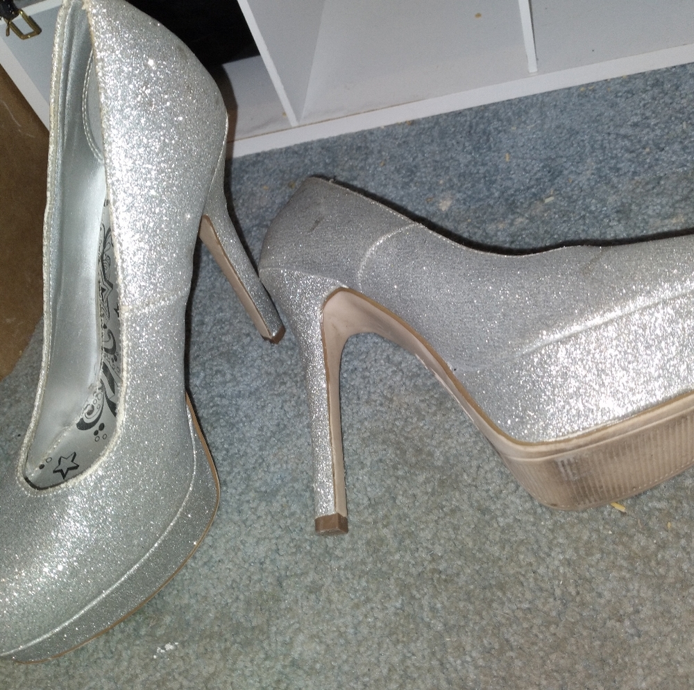 Glitter heels